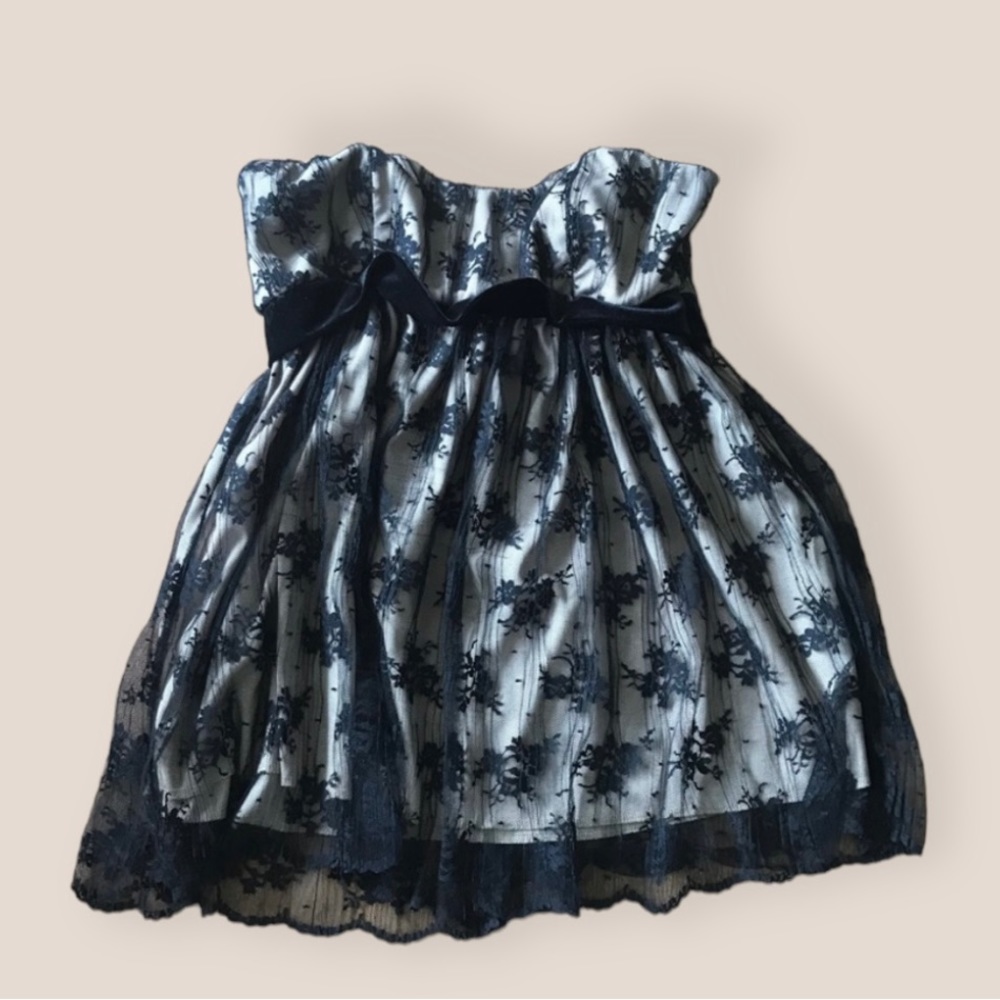 Boston Proper lace strapless top.